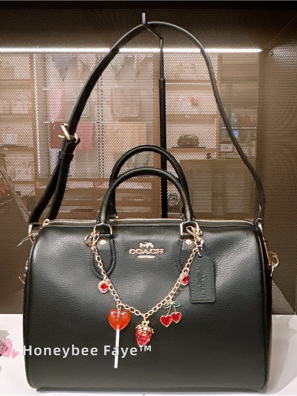 NWT Coach  Rowan Large Satchel Bag CES11 Gold/Black